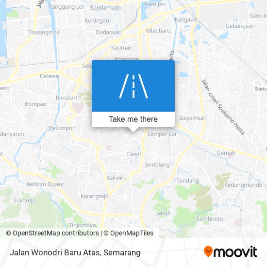 Jalan Wonodri Baru Atas map