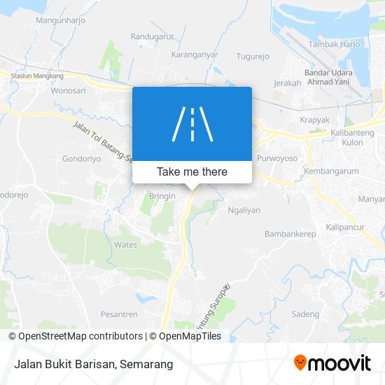 Jalan Bukit Barisan map