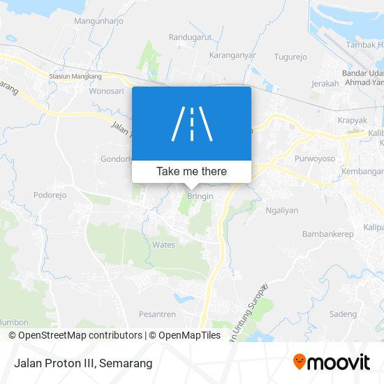 Jalan Proton III map