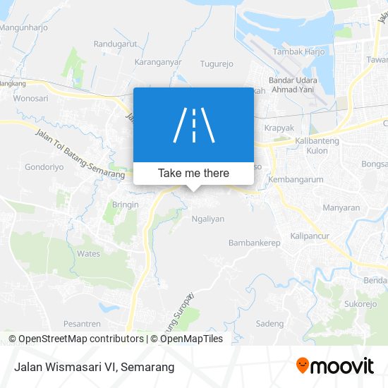 Jalan Wismasari VI map