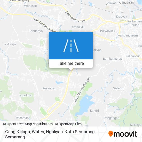 Gang Kelapa, Wates, Ngaliyan, Kota Semarang map