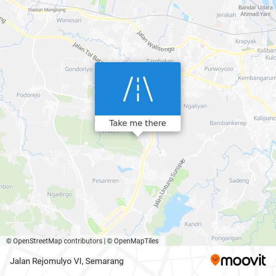 Jalan Rejomulyo VI map