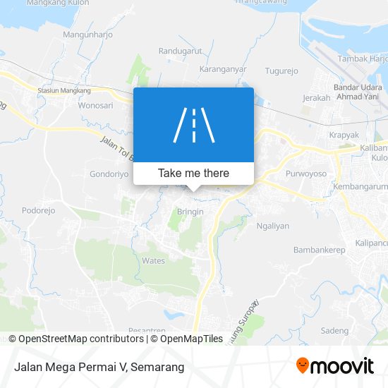 Jalan Mega Permai V map