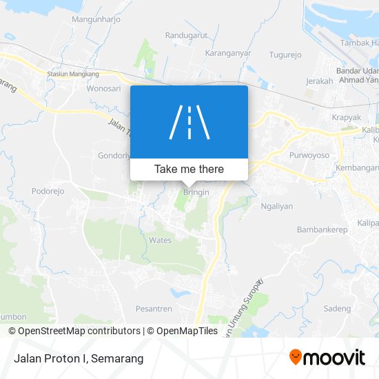 Jalan Proton I map