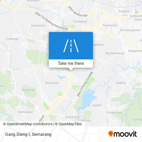 Gang Dieng I map