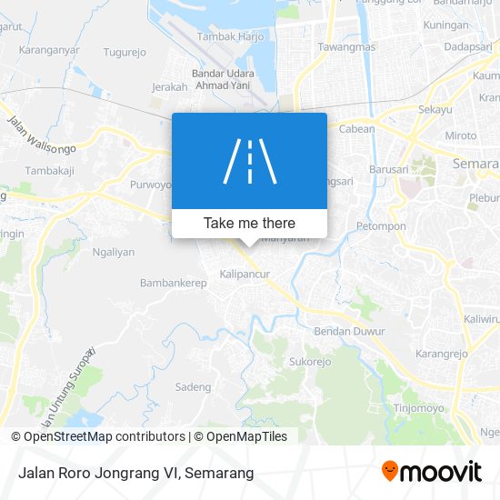 Jalan Roro Jongrang VI map