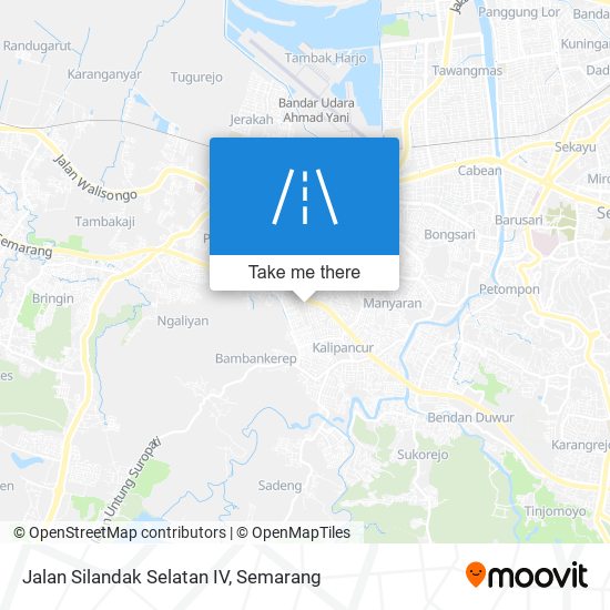 Jalan Silandak Selatan IV map