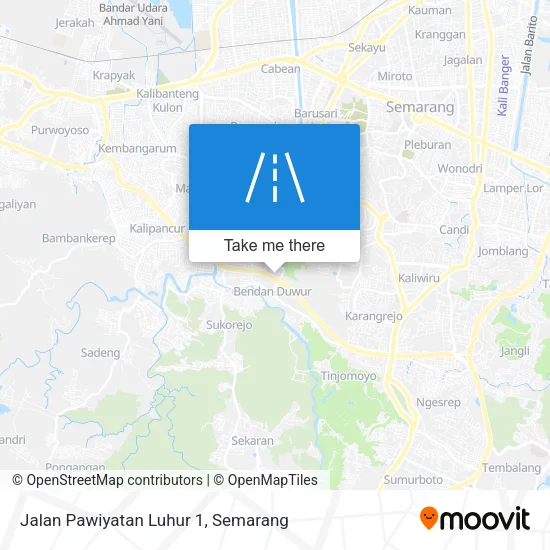 Jalan Pawiyatan Luhur 1 map