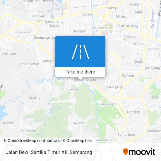 Jalan Dewi Sartika Timur XII map