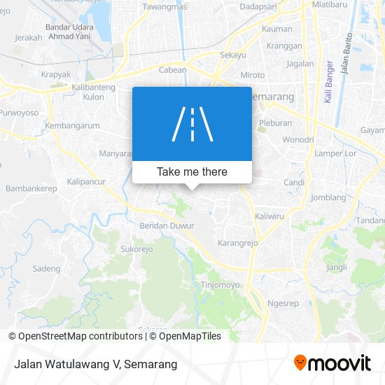 Jalan Watulawang V map