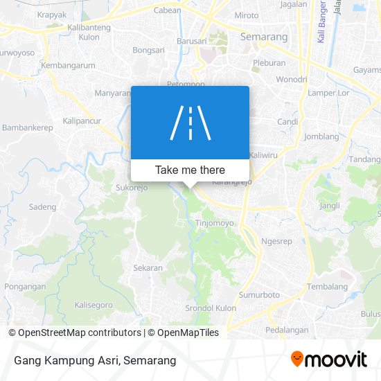 Gang Kampung Asri map