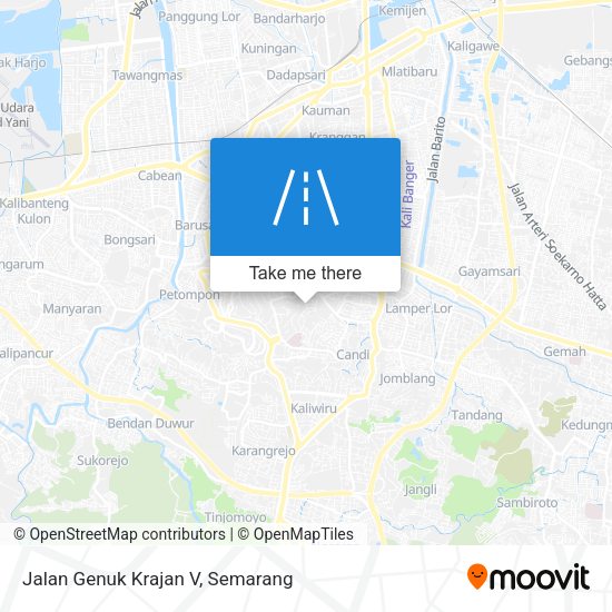 Jalan Genuk Krajan V map