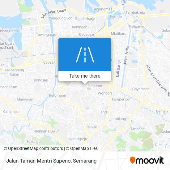 Jalan Taman Mentri Supeno map