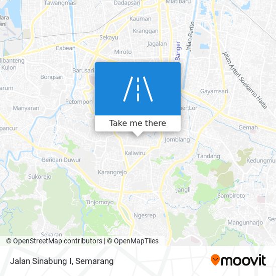 Jalan Sinabung I map