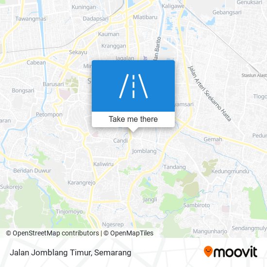 Jalan Jomblang Timur map