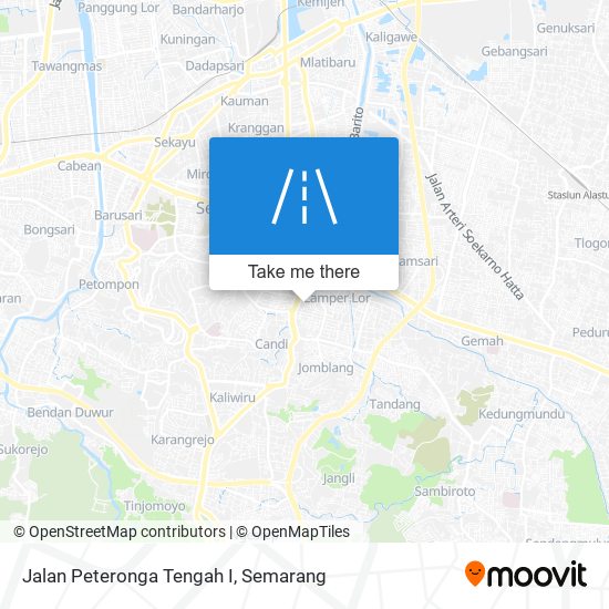 Jalan Peteronga Tengah I map