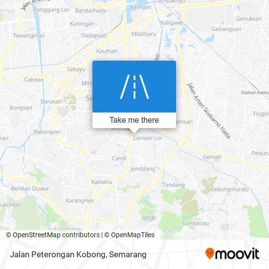 Jalan Peterongan Kobong map