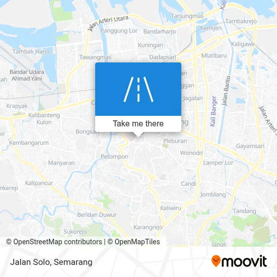 Jalan Solo map