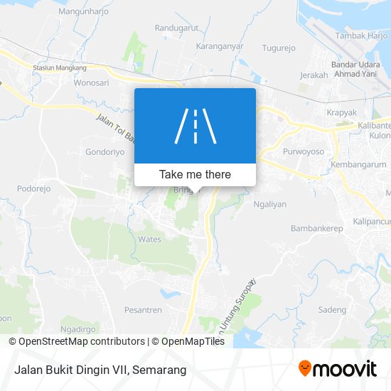 Jalan Bukit Dingin VII map