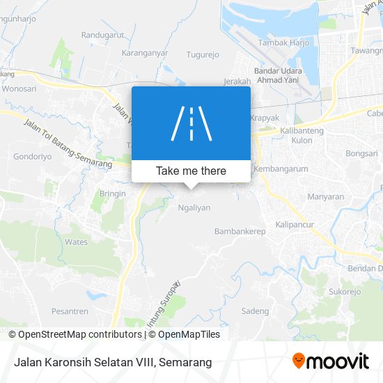 Jalan Karonsih Selatan VIII map