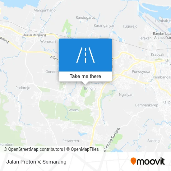 Jalan Proton V map