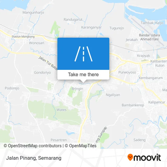 Jalan Pinang map