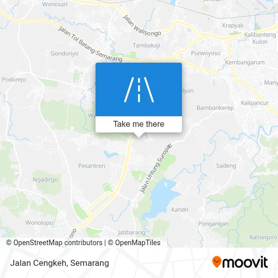 Jalan Cengkeh map