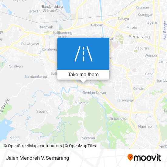 Jalan Menoreh V map