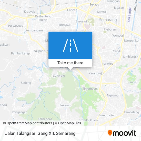 Jalan Talangsari Gang XII map