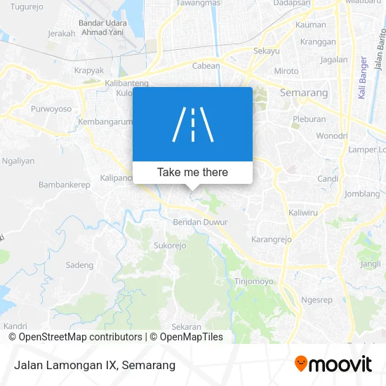 Jalan Lamongan IX map