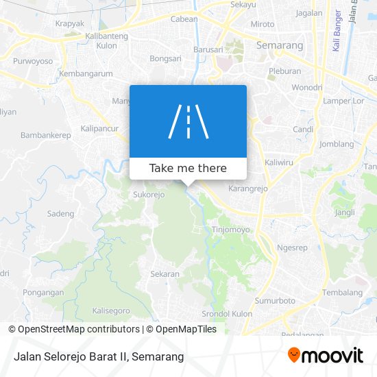 Jalan Selorejo Barat II map