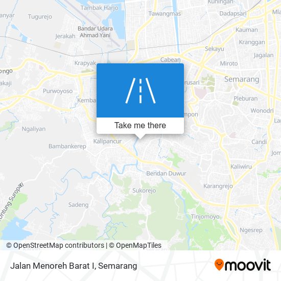 Jalan Menoreh Barat I map