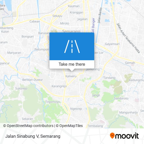 Jalan Sinabung V map