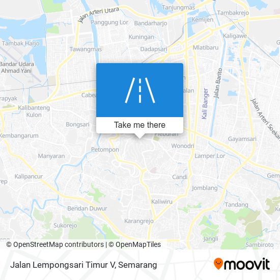 Jalan Lempongsari Timur V map