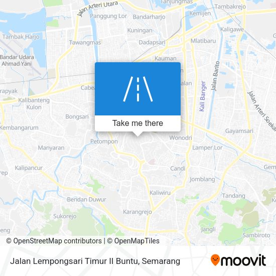 Jalan Lempongsari Timur II Buntu map