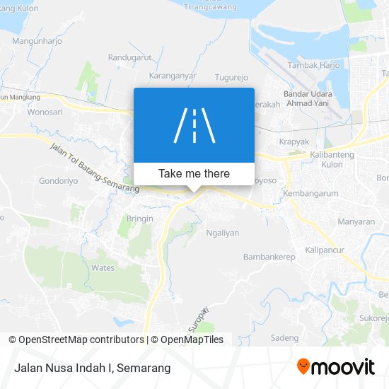 Jalan Nusa Indah I map