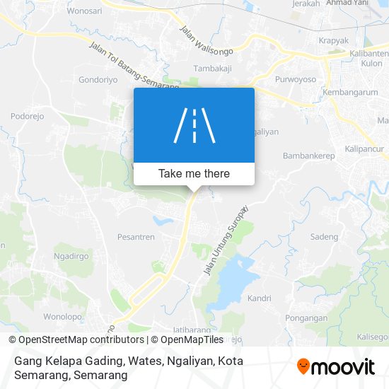 Gang Kelapa Gading, Wates, Ngaliyan, Kota Semarang map