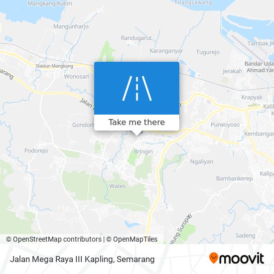 Jalan Mega Raya III Kapling map