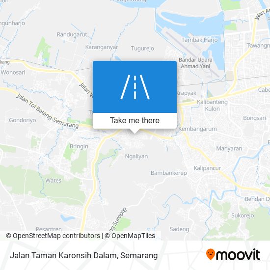 Jalan Taman Karonsih Dalam map