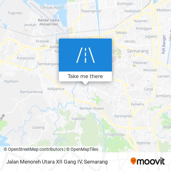 Jalan Menoreh Utara XII Gang IV map