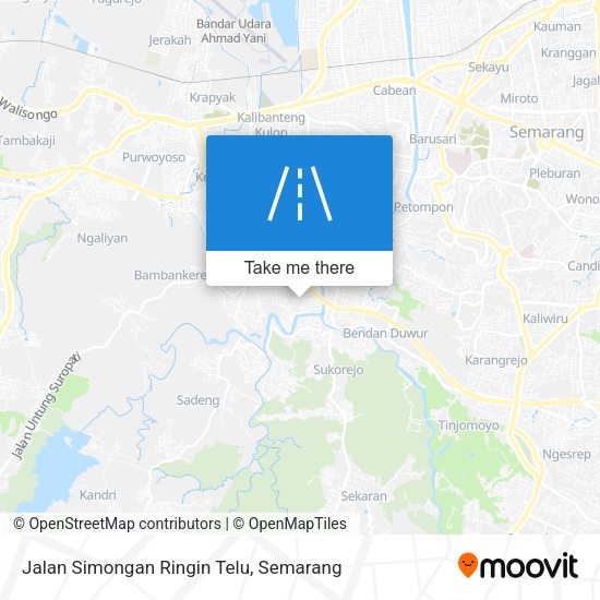 Jalan Simongan Ringin Telu map