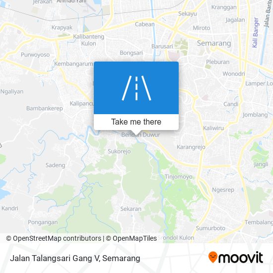 Jalan Talangsari Gang V map