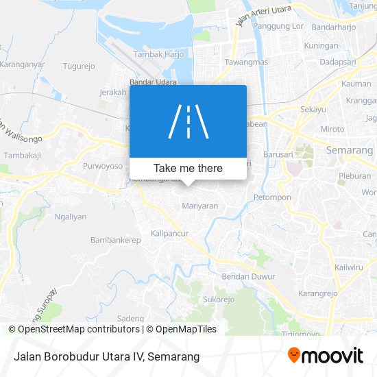 Jalan Borobudur Utara IV map