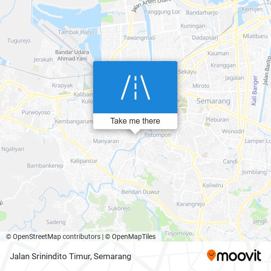 Jalan Srinindito Timur map