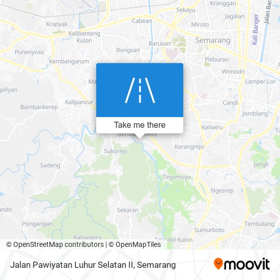 Jalan Pawiyatan Luhur Selatan II map