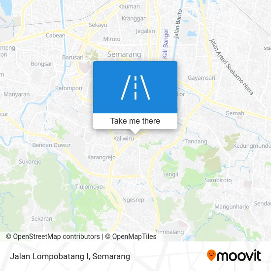 Jalan Lompobatang I map