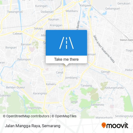 Jalan Mangga Raya map