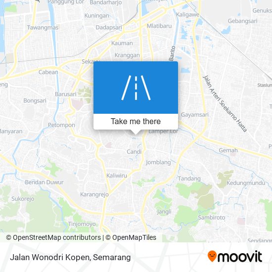 Jalan Wonodri Kopen map