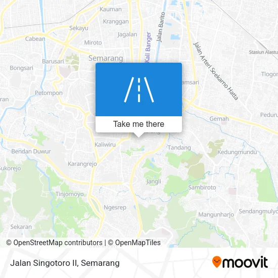 Jalan Singotoro II map
