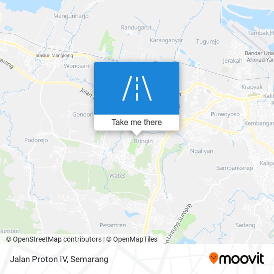 Jalan Proton IV map